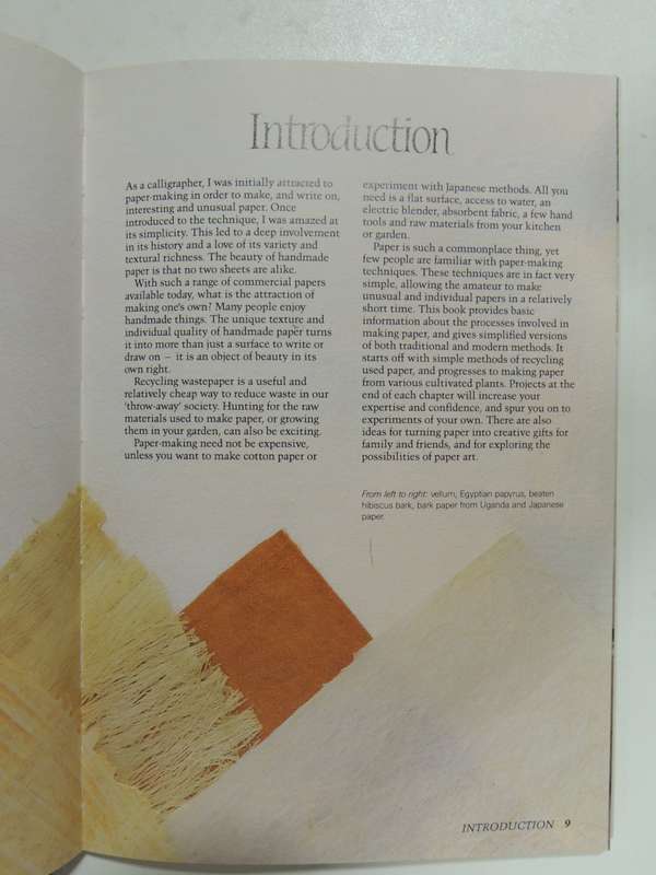Making Your Own Paper - An Introduction To Creative Paper-making - Marianne Saddington
