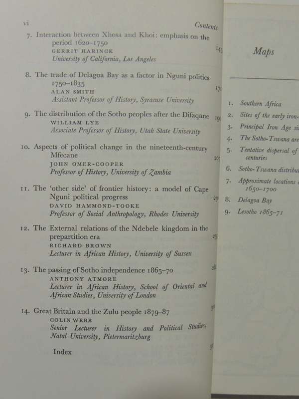 African Societies In Southern Africa - ed Leonard Thompson