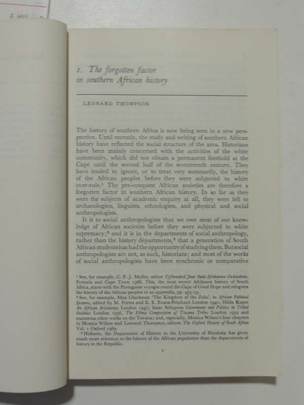 African Societies In Southern Africa - ed Leonard Thompson