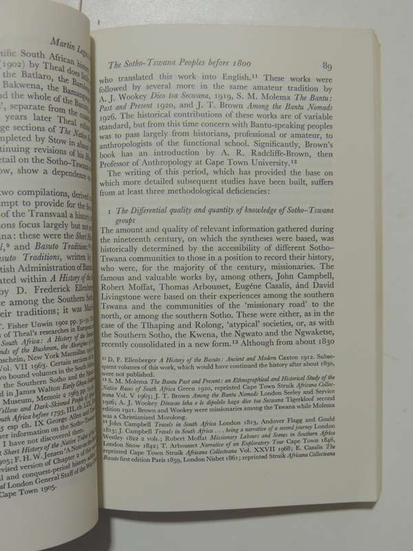 African Societies In Southern Africa - ed Leonard Thompson