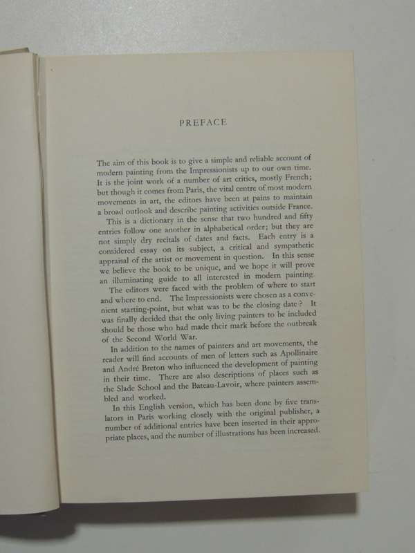 A Dictionary Of Modern Painting - ed Carlton Lake & Robert Millard