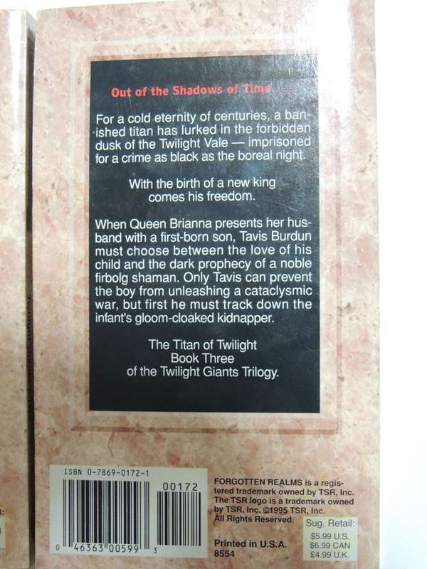 The Twilight Giants Forgotten Realms Books 2 and 3 ONLY -Troy Denning