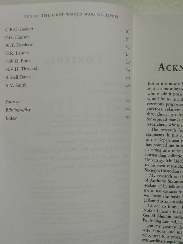 VCs of the First World War Gallipoli - Stephen Snelling