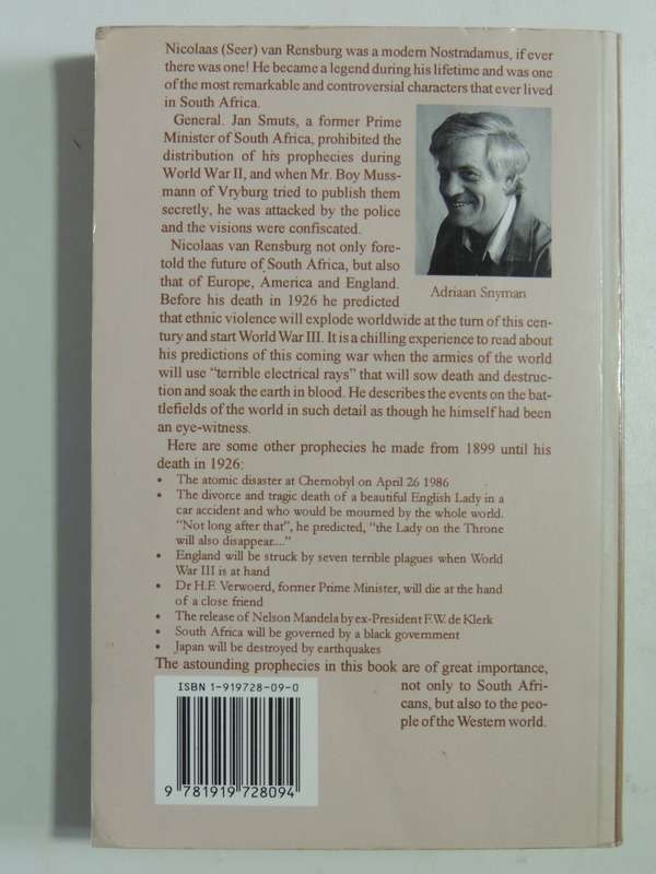Voice of a Prophet - Adriaan Snyman