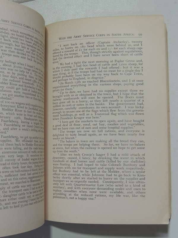 With the Army Service Corps in South Africa- Sir Wodehouse Richardson VERY SCARCE In One Edition!!