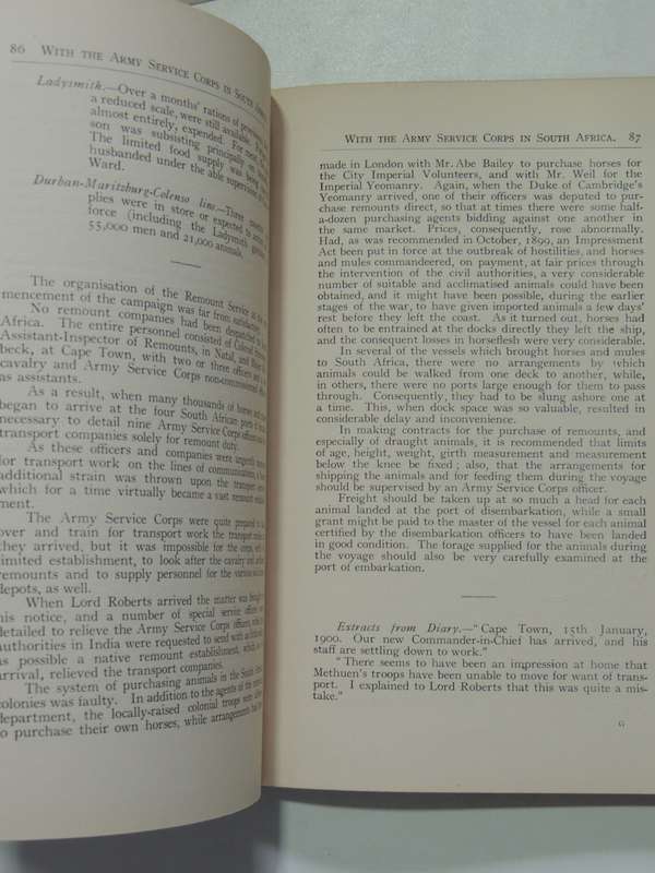 With the Army Service Corps in South Africa- Sir Wodehouse Richardson VERY SCARCE In One Edition!!