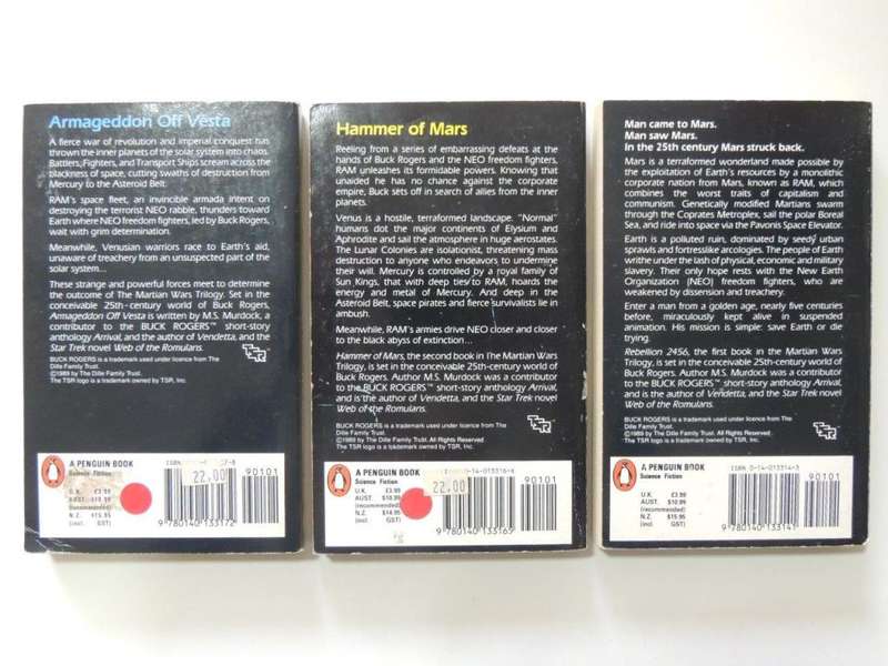 Buck Rogers The Martian Trilogy Books 1, 2 & 3 - M S Murdock