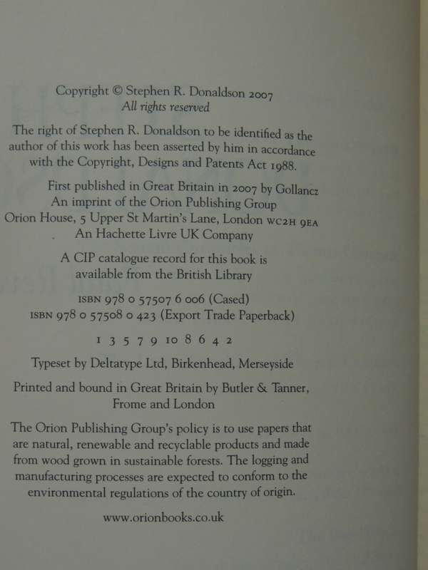 Fatal Revenant - Last Chronicles of Thomas Covenant - Stephen Donaldson