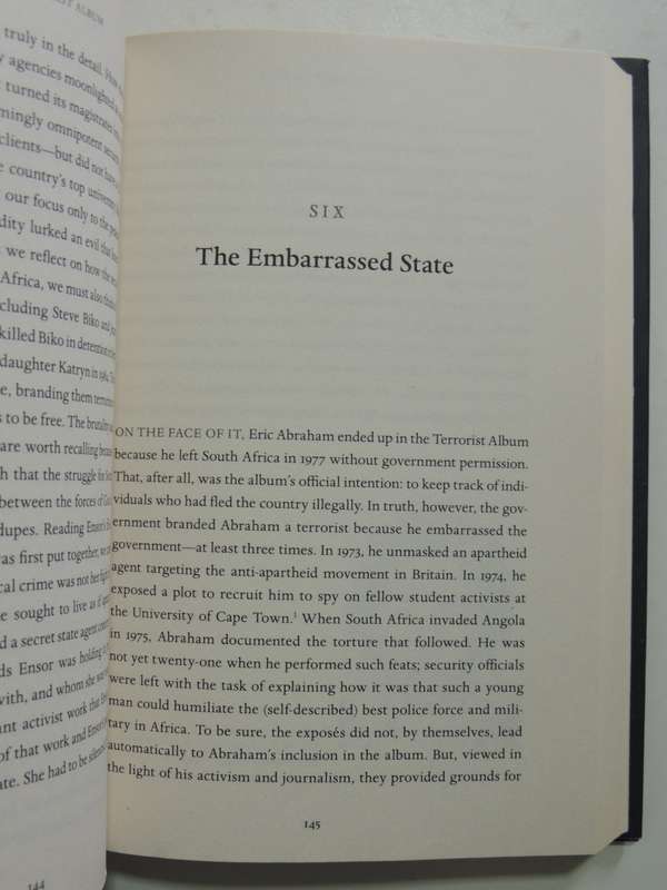 The Terrorist Album, Apartheid`s Insurgents, Collaborators & Security Police - Jacob Dlamini 1st Ed.