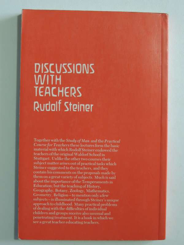 Discussions with Teachers, 1919 - Rudolf Steiner