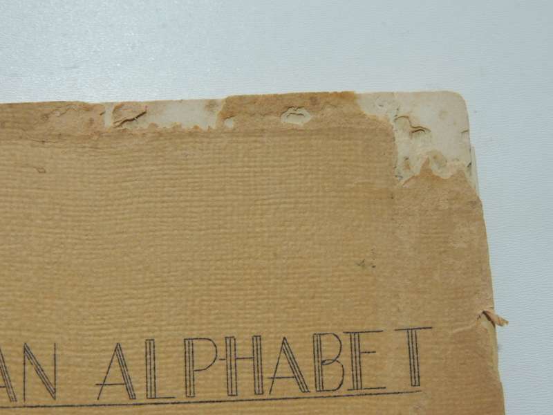 Abyssinian Alphabet - Gunner CB Johnston