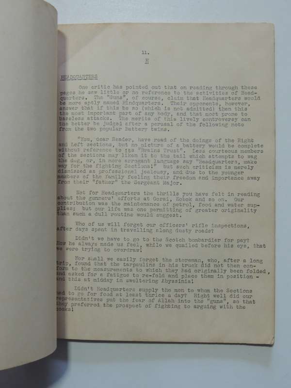 Abyssinian Alphabet - Gunner CB Johnston