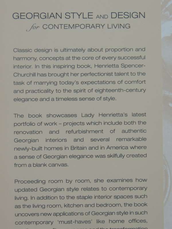 Georgian Style and Design for Contemporary Living - Henrietta Spencer-Churchill