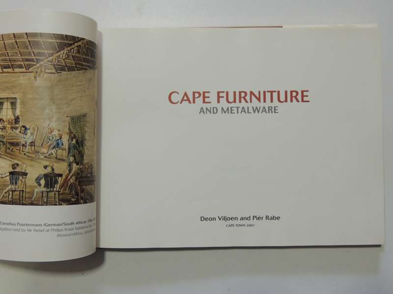Cape Furniture and Metalware - Deon Viljoen, Pier Rabe