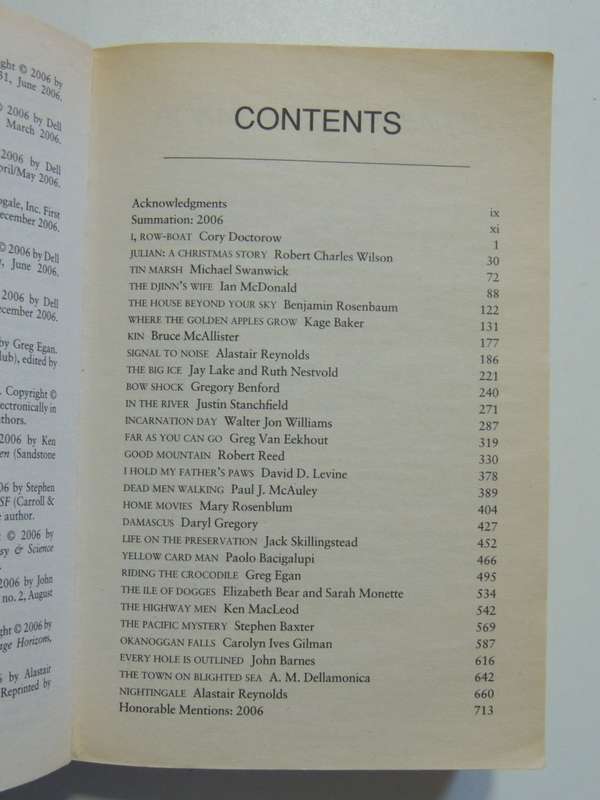 The Mammoth Book of Best New Science Fiction, 20th Annual Collection - Ed. Gardner Dozois