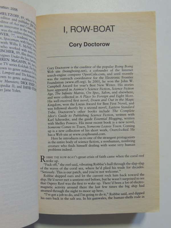 The Mammoth Book of Best New Science Fiction, 20th Annual Collection - Ed. Gardner Dozois