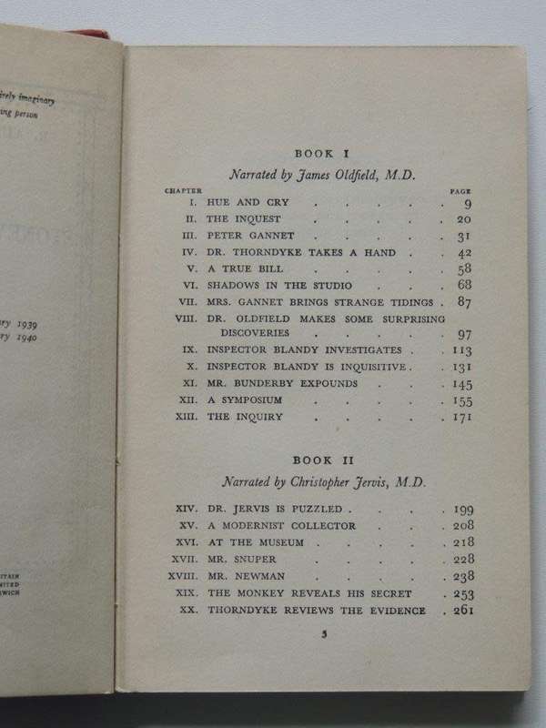 The Stoneware Monkey - R. Austin Freeman     First Edition