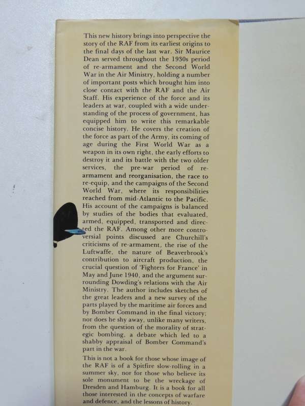 The Royal Air Force And Two World Wars - Sir Maurice Dean, KCB, KCMG