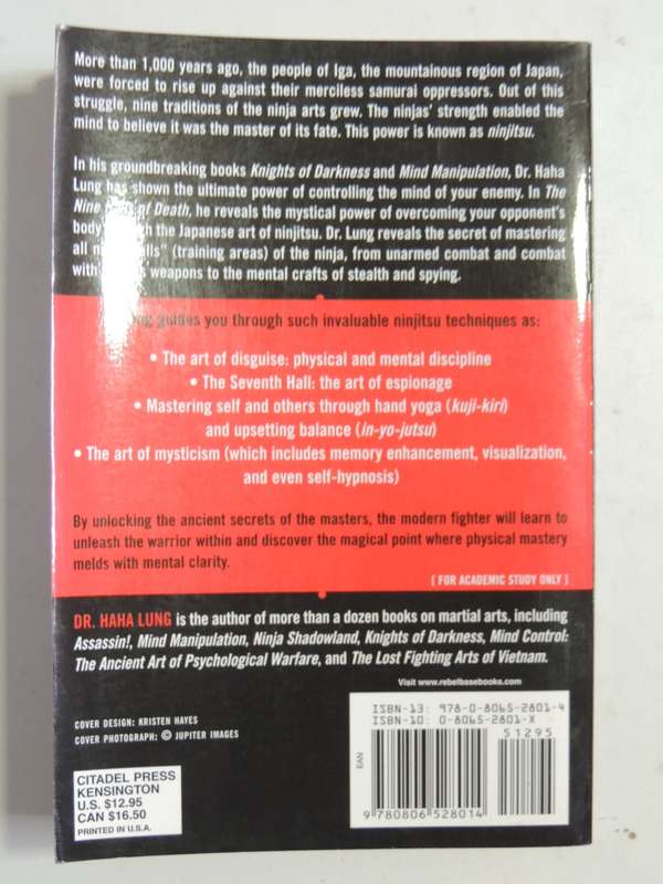 The Nine Halls of Death - Ninja Secrets of Mind Mastery- Dr Haha Lung
