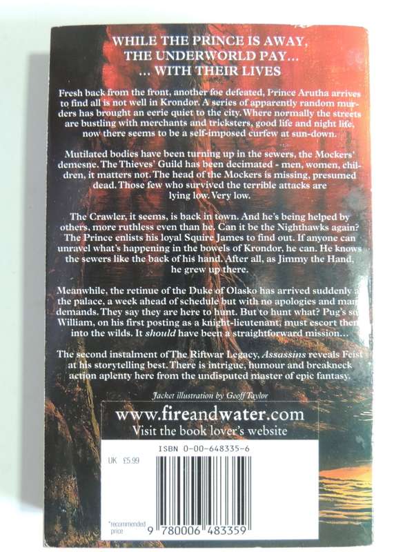 KrondorThe Assasins, Book 2 of The Riftwar Legacy - Raymond E Feist