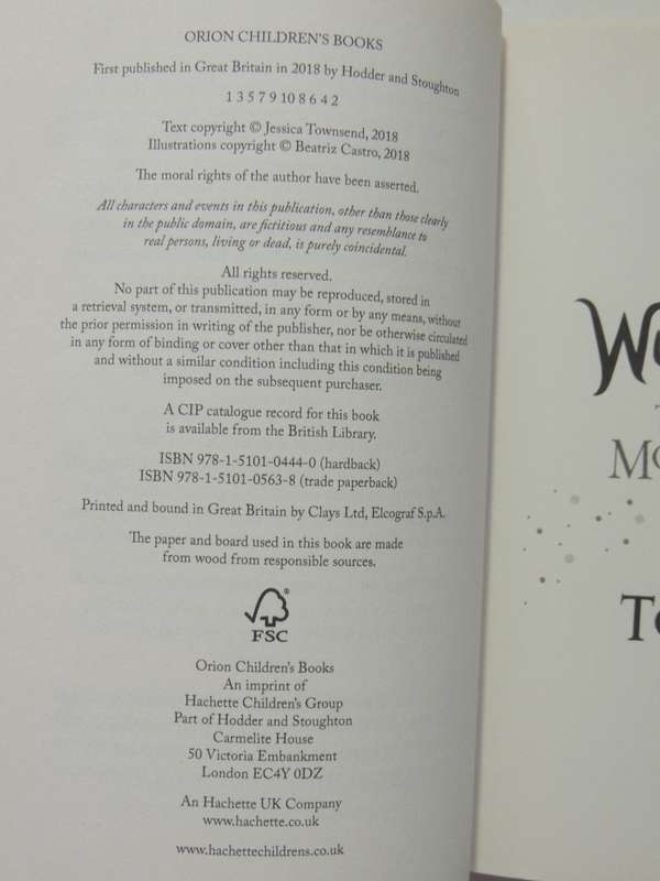 Wundersmith, The Calling of Morrigan Crow - Jessica Townsend