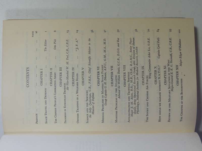 Brassey`s Annual - The Armed Forces Year-Book 1961 - ed. Rear-Admiral H.G. Thursfield