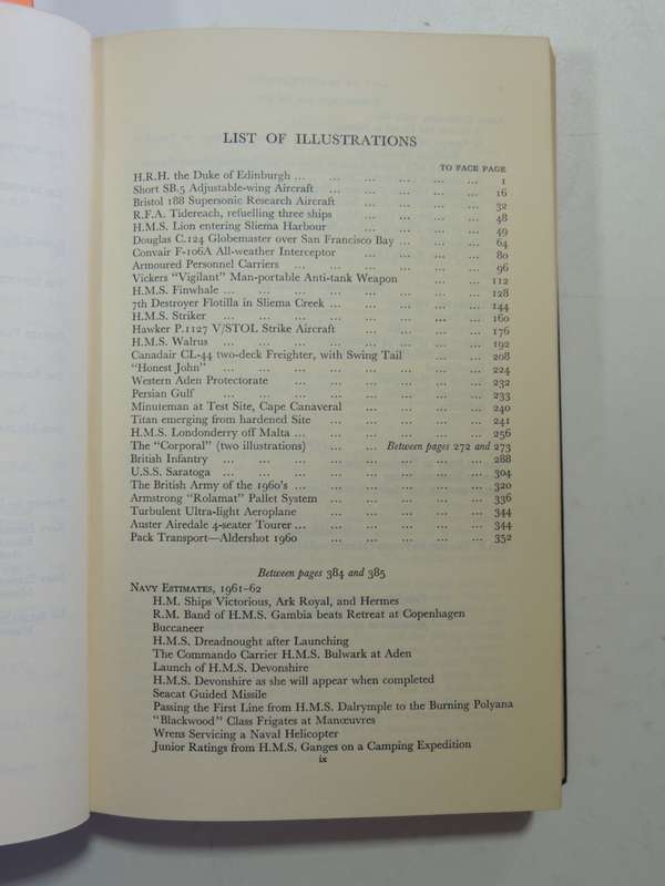 Brassey`s Annual - The Armed Forces Year-Book 1961 - ed. Rear-Admiral H.G. Thursfield