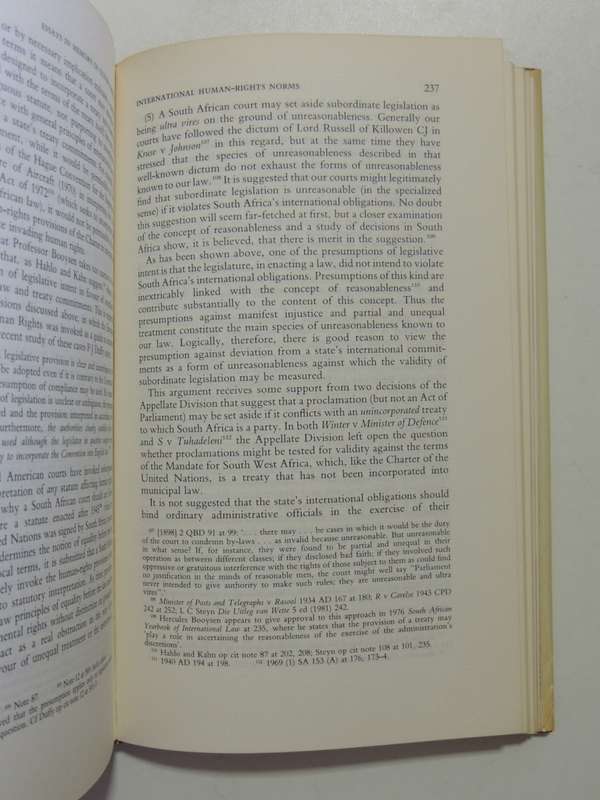 Fiat Iustitia - Essays In Memory Of Oliver Deneys Schreiner - ed Ellison Kahn