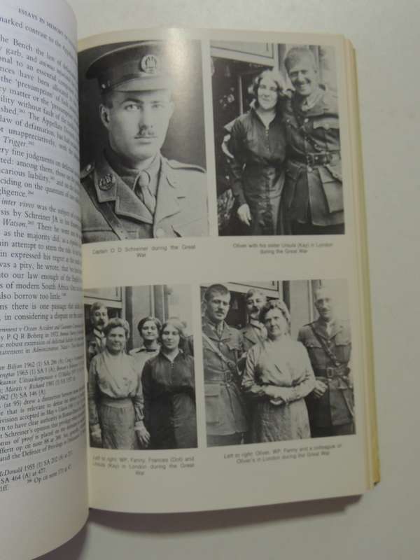 Fiat Iustitia - Essays In Memory Of Oliver Deneys Schreiner - ed Ellison Kahn
