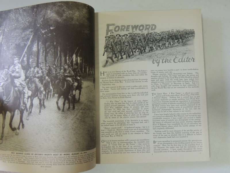 `I Was There` - The Human Story OF The Great War Of 1914 - 1918 - ed. Sir John Hammerton - 4 Volumes