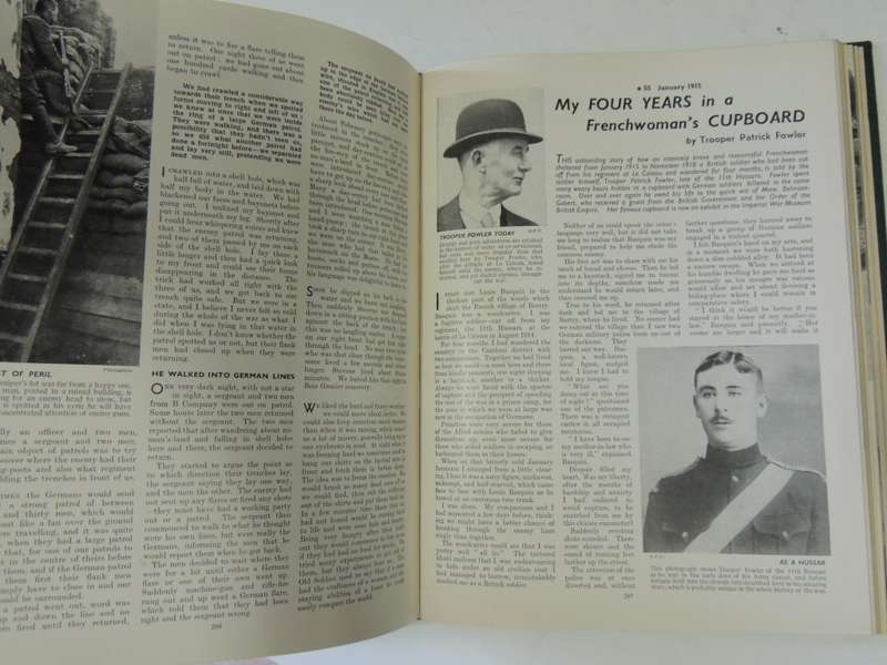 `I Was There` - The Human Story OF The Great War Of 1914 - 1918 - ed. Sir John Hammerton - 4 Volumes