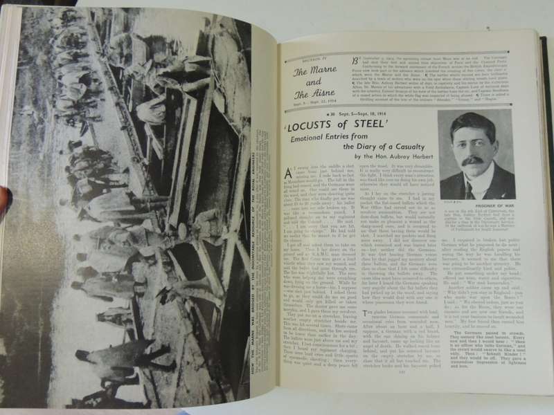 `I Was There` - The Human Story OF The Great War Of 1914 - 1918 - ed. Sir John Hammerton - 4 Volumes
