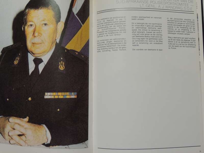 S.A. Polisiesportgedenkalbum 1913 - 1988           Pub 1989