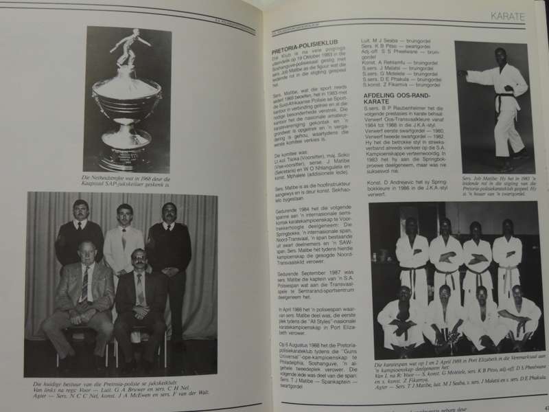 S.A. Polisiesportgedenkalbum 1913 - 1988           Pub 1989