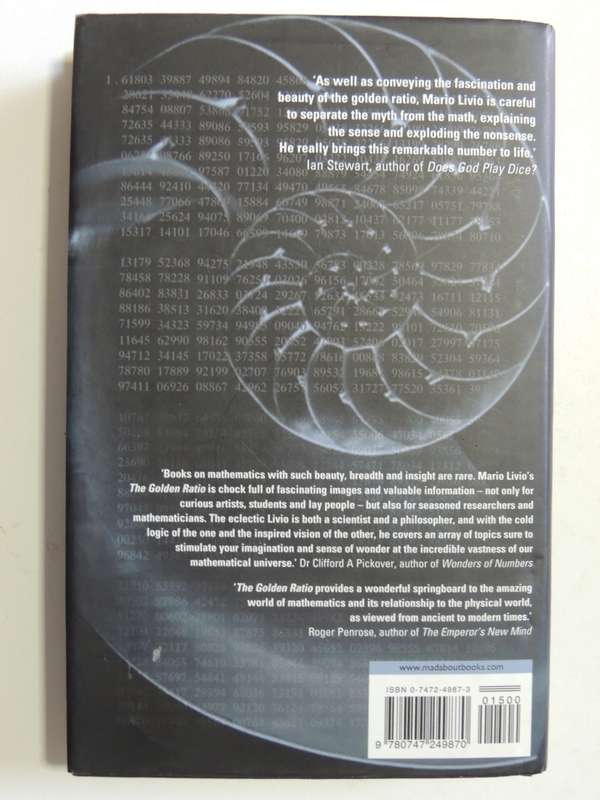 The Golden Ratio, The Story of Phi, the Extraordinary Number of Nature, Art & BeautyMario Livio