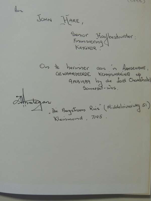 Die Boer Se Roer Tot Vandag, Ontwikkeling v/d Vuurwapen In Suider-Afrika -Felix Lategan, L P-Signed