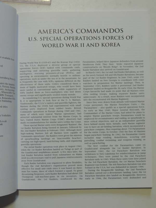 Americas Commandos: U.S. Special Operations Forces of World War II and Korea - Leroy Thompson