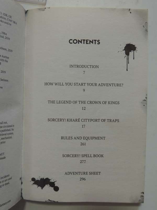 Fighting Fantasy - Sorcery! 2: Khare: Cityport Of Traps - Steve Jackson  CHOOSE YOUR GAME