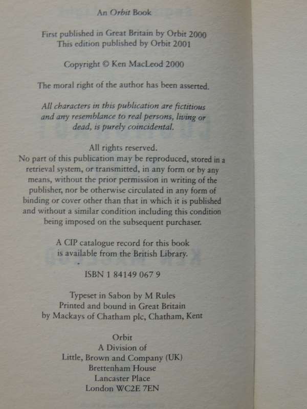 Cosmonaut Keep - Engines Of Light: Book One - Ken Macleod
