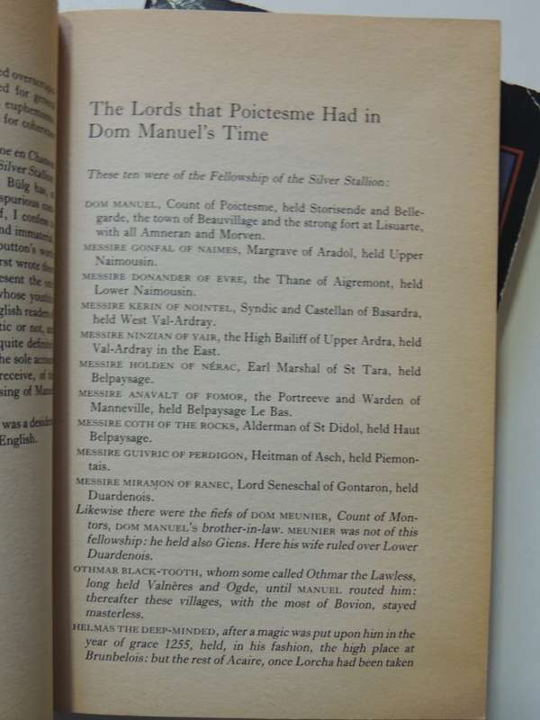 Figures Of The Earth, The Silver Stallion, Jurgen - Trilogy- James Branch Cabell