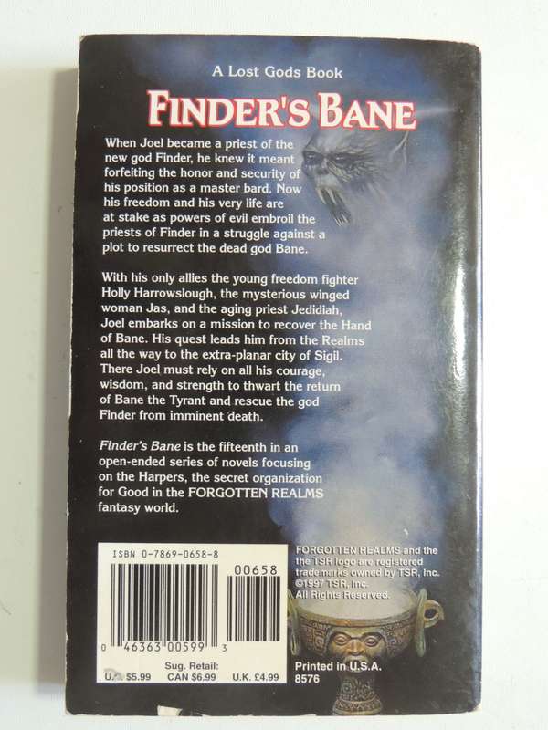 Forgotten Realms - Finder`s Bane: The Harpers Vol 15 - Kate Novak & Jeff Grubb