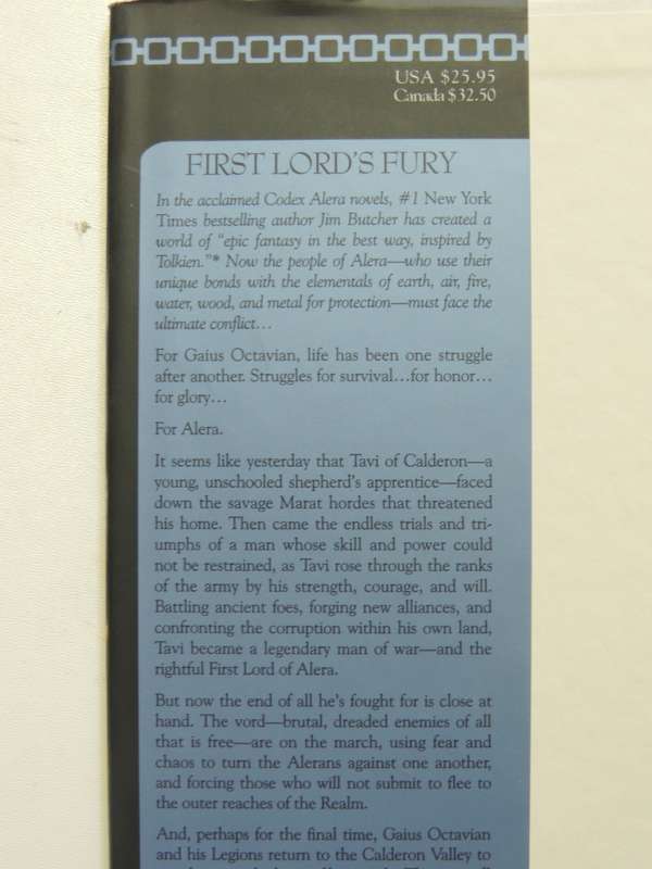 First Lord`s Fury - Codex Alera Book Six - Jim Butcher