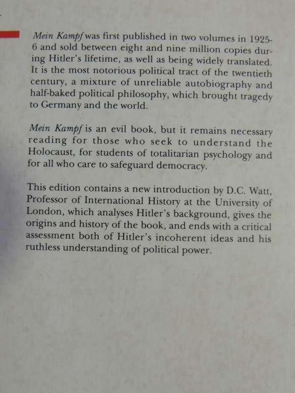 Mein Kampf - Adolf Hitler    Translated by Ralph Manheim