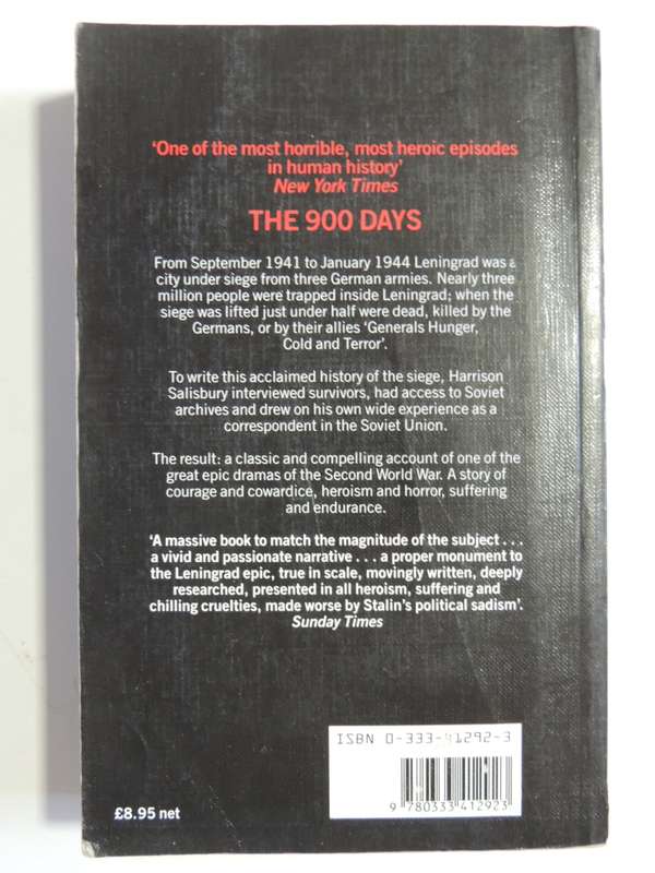 The 900 Days - The Seige Of Leningrad  Harrison E. Salisbury