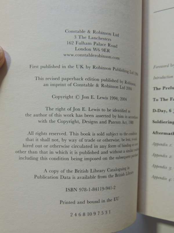 D-Day As They Saw It  ed Jon E. Lewis
