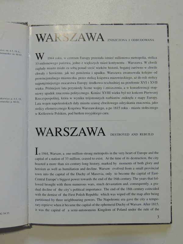 Warsaw - Ruined And Rebuild  Jaroslaw Zielinski
