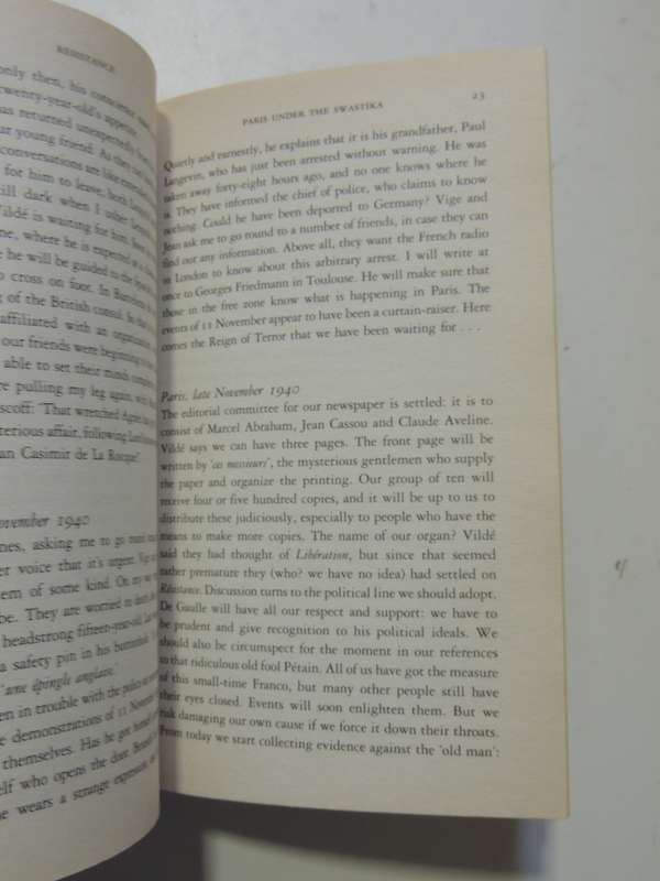 Resistance - Memoirs Of Occupied France  Agnes Humbert