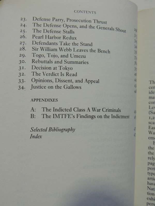 The Other Nuremberg - The Untold Story Of The Tokyo War Crime Trials  Harold C. Brackman