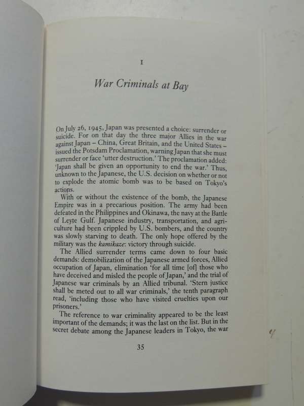 The Other Nuremberg - The Untold Story Of The Tokyo War Crime Trials  Harold C. Brackman
