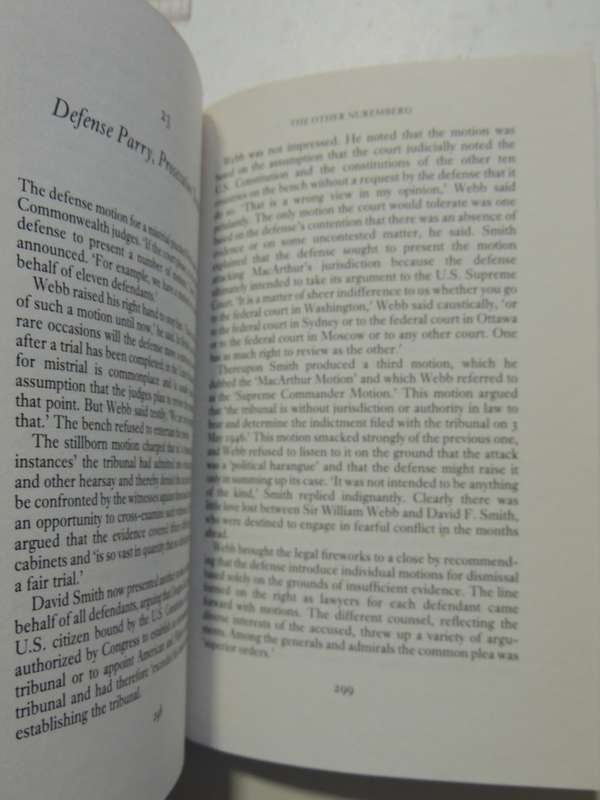 The Other Nuremberg - The Untold Story Of The Tokyo War Crime Trials  Harold C. Brackman